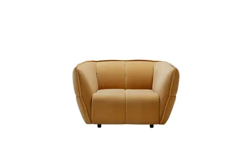 Sessel Hedda - Velour, Caramel