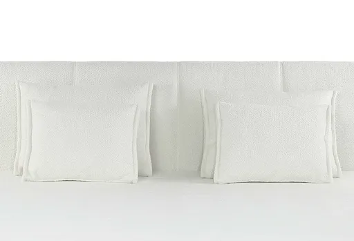 Boxspringbett JILLIAN MIX- Liegefläche ca. 180x200 cm, Stoff Creme