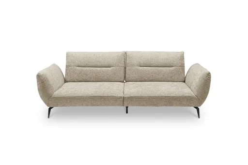 Megasofa PAYTON - 3-Sitzer, Stoff, Taupe