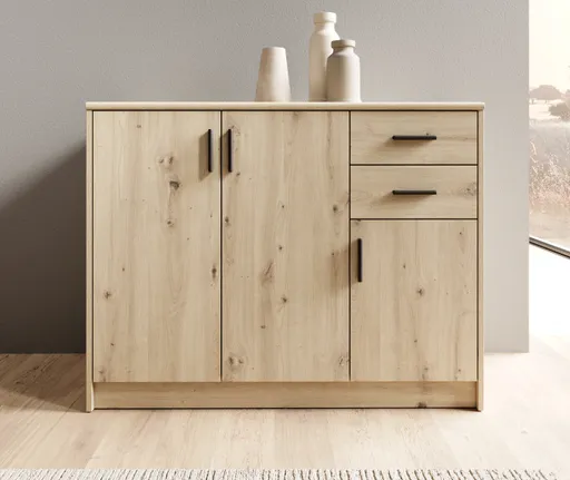 Kommode - B ca. 109 cm, Artisan Eiche Nachbildung