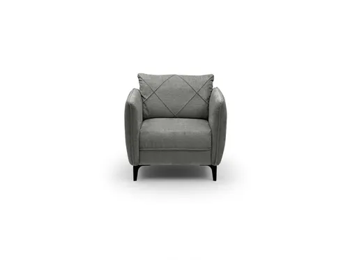 Sessel JERINA - Stoff, Grau
