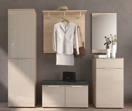 Garderobe - Riva Eiche Nachbildung, Kaschmir