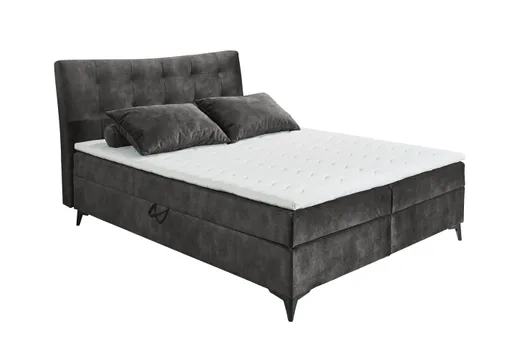 Boxbett- Liegefläche ca. 160x200 cm, Stoff, Espresso