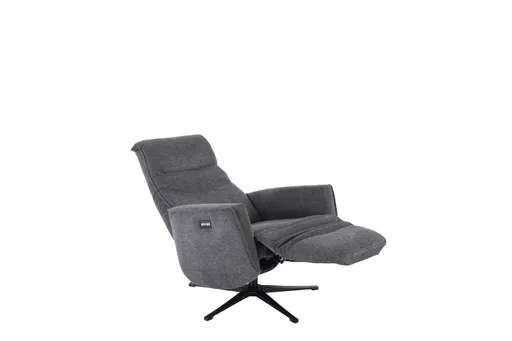 TV-Sessel - Relaxfunktion, Stoff, Dunkelgrau