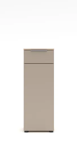Büroschrank - B ca. 40 cm, Riva Eiche Nachbildung, Kaschmir