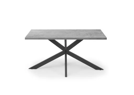 Esstisch - LB ca. 160x90 cm, Graphit, Schwarz