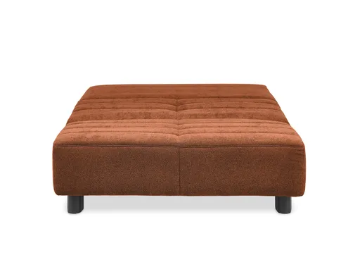 Faltsofa Easy - 2-Sitzer ohne Armlehne, ca. 140 cm inkl. Schlaffunktion, Stoff, Rot