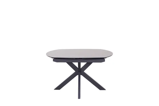 Esstisch MEGGIE - ausziehbar, LB ca. 130x100 cm, Glaskeramik, Grau