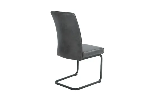 Freischwinger - Stoff, Vintage Anthrazit