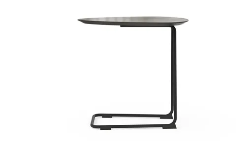 Sofatisch Fano - LBH ca. 57x39x54 cm, HPL Laminat, Graubraun