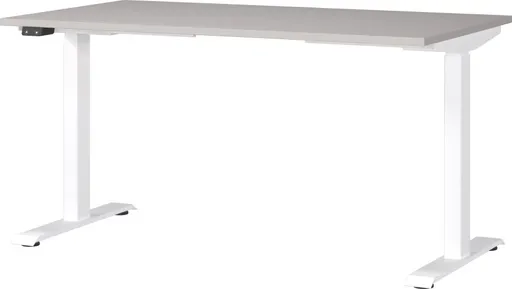 Schreibtisch GELI - B/H/T ca. 140x72-120x80 cm, Kaschmir