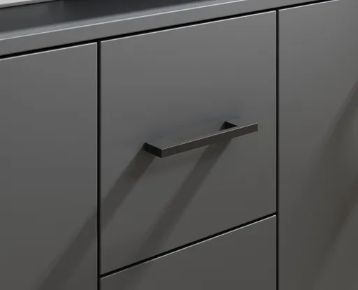 Highboard - B ca. 139 cm, Anthrazit
