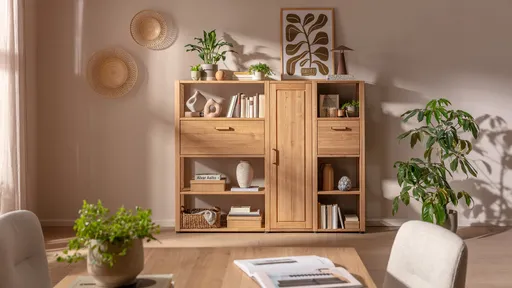 Highboard Elara - Eiche massiv, legno geölt