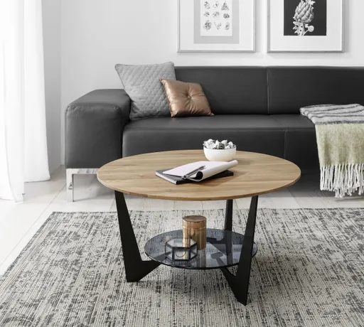 Couchtisch - LBH ca. 70x70x40 cm, Eiche massiv