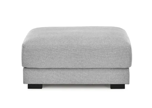 Hocker - Stoff, Silbergrau