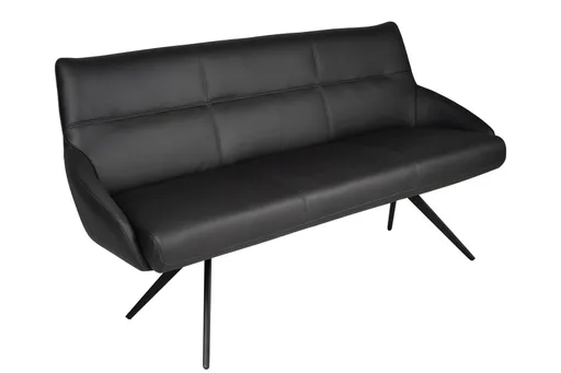 Bank MANON - Stoff, Schwarz