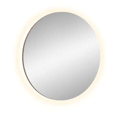 Spiegel - mit Beleuchtung, D ca. 70 cm