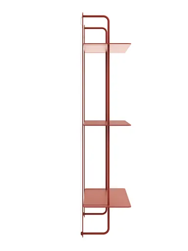 Wandregal Dagny S - BHT ca. 60x85x18 cm, Metall, Camparirot