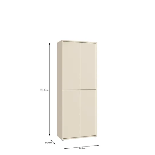 Schuhschrank FAID- B ca. 75 cm, Sand