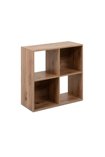 Regal - inkl. Stoffboxen, B ca. 60 cm, Artisan Eiche Nachbildung, Beige
