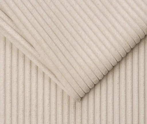 Megahocker - Stoff, Creme