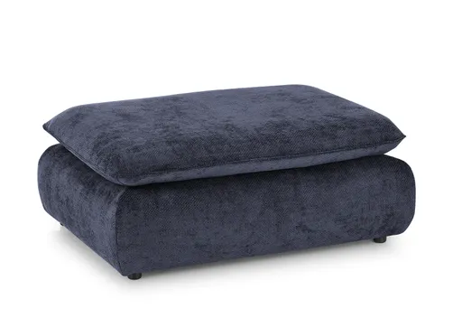 Hocker - Stoff, Dunkelblau