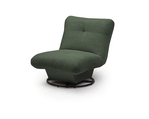 Drehsessel - Stoff, Dunkelgrün