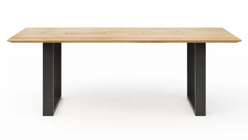 Esstisch Clifton - mit Einsätzen, LB ca. 220x100 cm, Wildeiche massiv, natur geölt