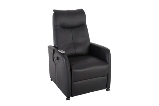 TV-Sessel MITCH - Relaxfunktion, Kunstleder, Schwarz