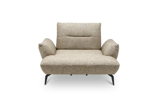 Sessel PAYTON - Loveseat inkl. Rückenneigung, Stoff, Terracotta