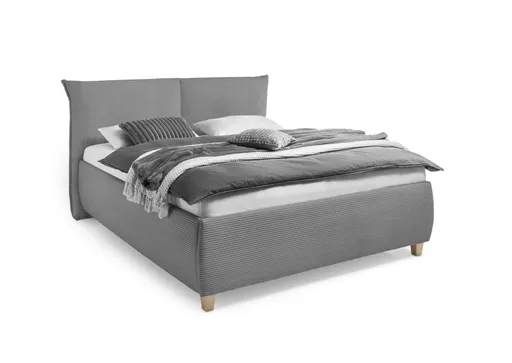 Bettgestell ALICA- Liegefläche ca. 180x200 cm, Stoff, Anthrazit