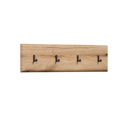 Garderobenpaneel - B ca. 91 cm, Eiche Evoke Nachbildung