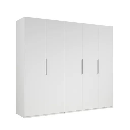Drehtürenschrank- B ca. 250 cm, Weiß
