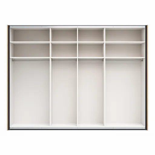 Schwebetürenschrank Viana - BHT ca. 300x230x68 cm, Anthrazit