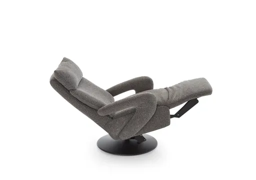 Sessel - Größe XS, Relaxfunktion, Stoff, Grau