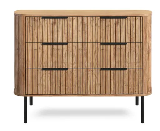 Kommode - B ca. 103 cm, Akazie massiv