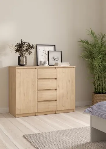 Kommode - B ca. 121 cm, Jackson Hickory Nachbildung