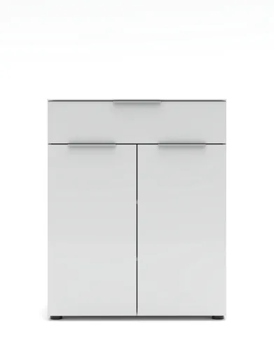 Schuhschrank - B ca. 80 cm, Weiß