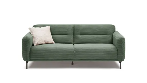 Sofa - 3-Sitzer, Stoff, Grün
