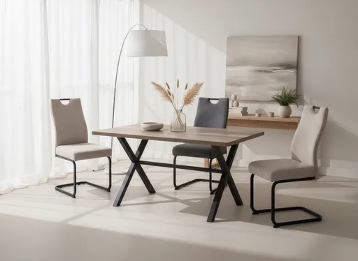 Esstisch - LB ca. 140x90 cm, Eiche Dekor