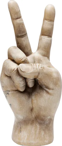Dekoobjekt- Hand, BHT ca. 22x36x12 cm, Graubeige