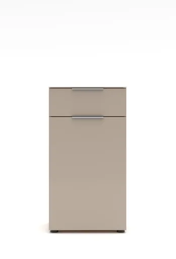 Schuhschrank - B ca. 53 cm, Riva Eiche Nachbildung, Kaschmir