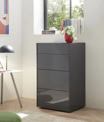 Kommode - B ca. 52 cm, Anthrazit