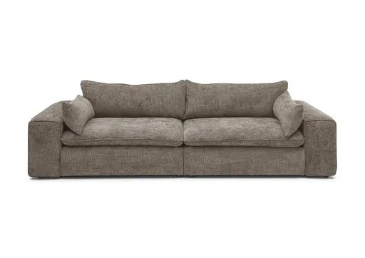 Sofa - 3-Sitzer, Stoff, Sand