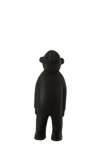 Deko-Figur - Holz, HBT ca. 30x12x12 cm, Schwarz