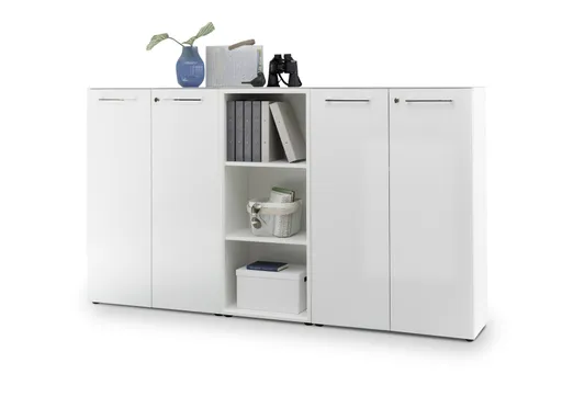 Aktenregal GWEN - B ca. 50 cm, Weiß