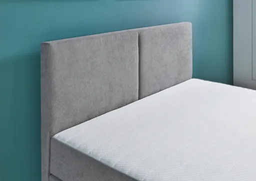 Boxbett- Liegefläche ca. 140x200 cm, Stoff, Grau