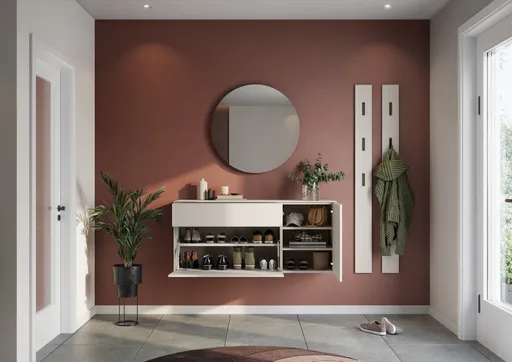 Schuhschrank GEENA - B ca. 137 cm, Kaschmir