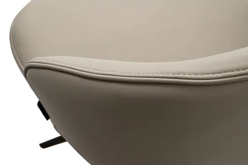 Stuhl MERRITH - drehbar, Leder, Latte