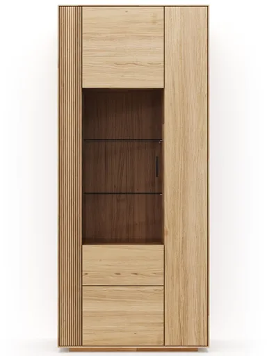 Vitrine Estana - Eiche massiv, legno